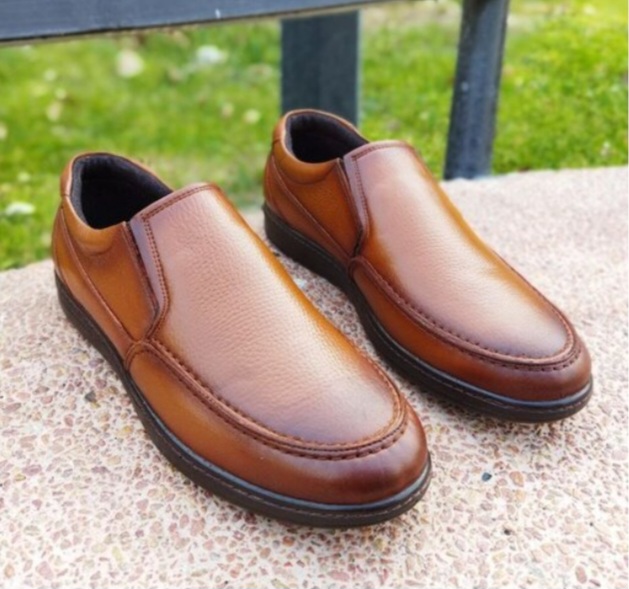 کفش چرم مردانه مدل یریش کد ۱۸۵۰