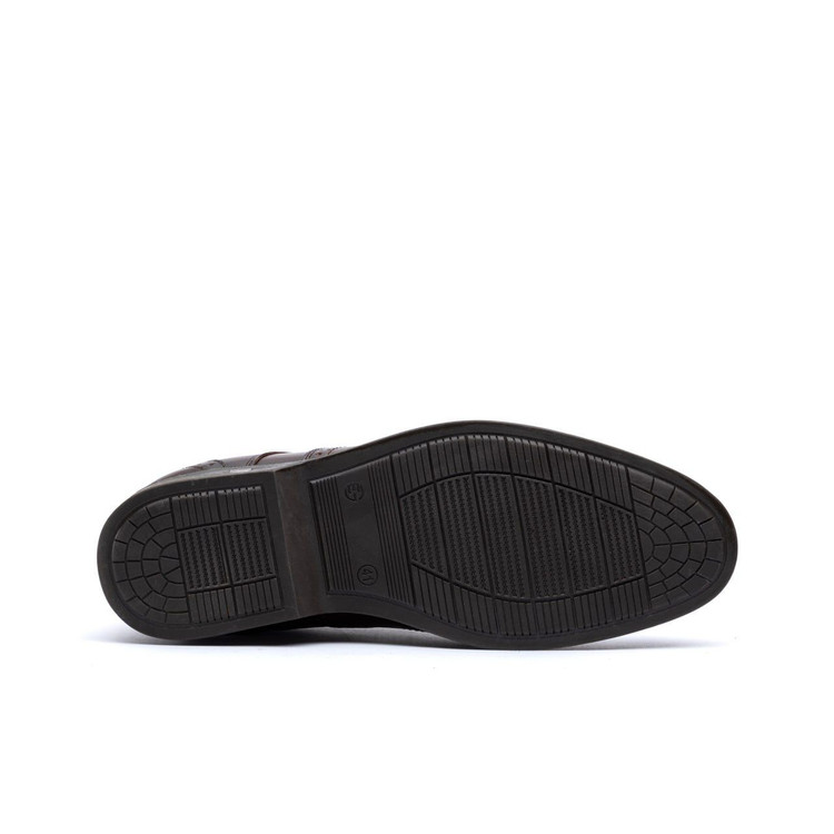 کفش چرم مجلسی مردانه مدل هشترگ زیره ترمو کد K7504