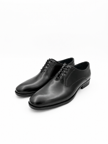 کفش مجلسی مردانه تمام چرم طبیعی مشکی با آستری چرم و زیره نئولایت